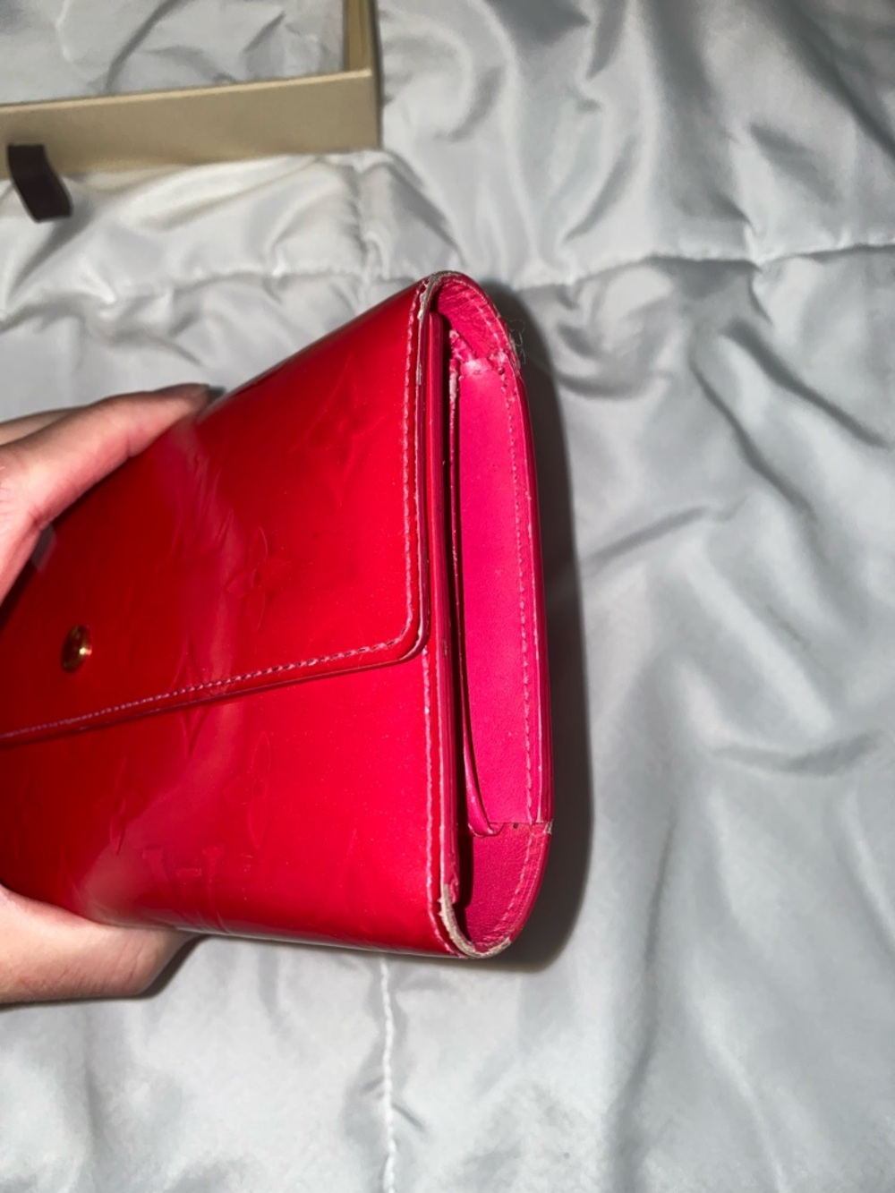 Louis Vuitton Fuchsia Vernis Monogram Continental Wallet - Picture 4 of 12